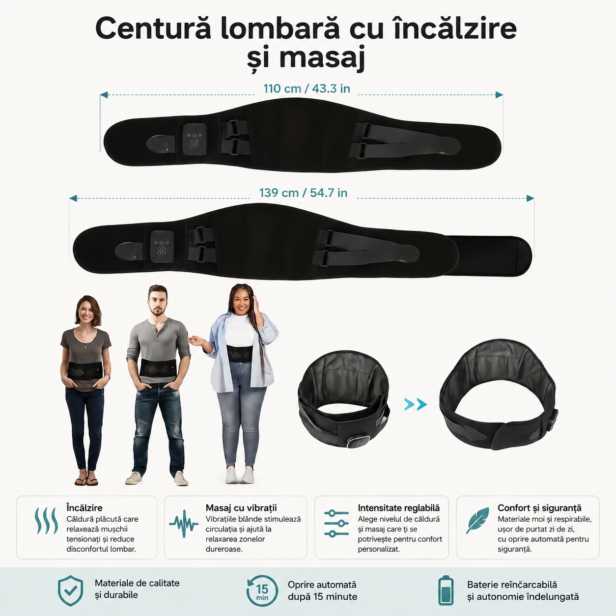 Lombar, picioare sau spate – Masaj cu Încălzire