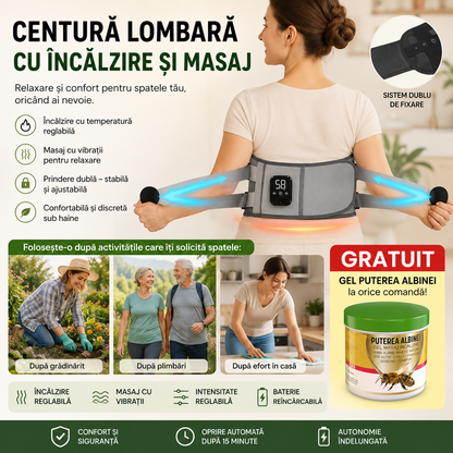 Lombar, picioare sau spate – Masaj cu Încălzire